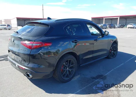 2021 Alfa Romeo Stelvio Ti Awd from USA, damaged, VIN ZASPAKBNXM7D18180